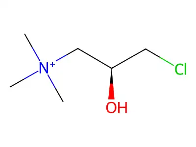 (S)-(-)-(3-Chloro-2-hydroxypropyl)trimethylammonium chloride structure
