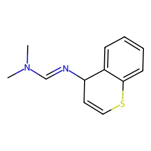 Formamidine, N'-4-(4H-1-benzothiopyranyl)-N,N-dimethyl- structure