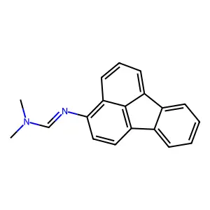 N'-(3-Fluoranthenyl)-N,N-dimethyl formamidine structure
