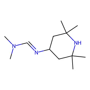4-(Dimethylamino)methyleneamino-2,2,6,6-tetramethyl piperidine structure