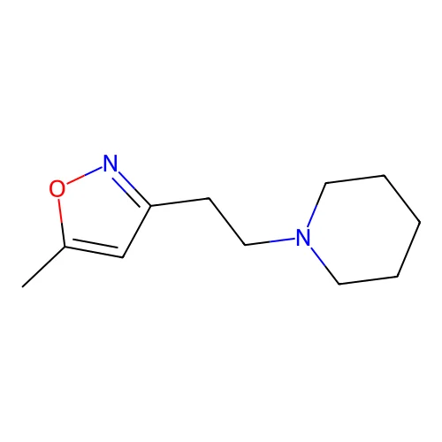 5-Methyl-3-(2-piperidin-1-ylethyl)-1,2-oxazole structure