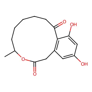 (-)-Curvularin structure