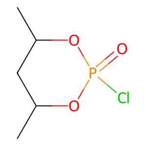 Phosphorochloridic acid, cyclic 1,3-dimethyltrimethylene ester structure