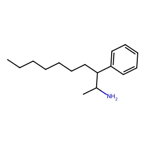 Nonylamine, 1-methyl-2-phenyl- structure