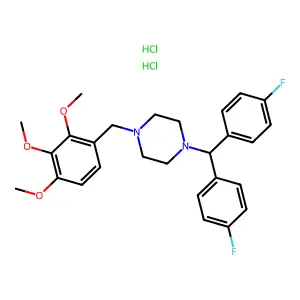 Lomerizine Hydrochloride structure