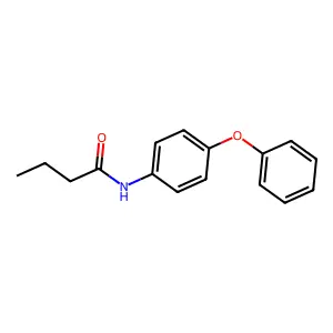 N-(4-phenoxyphenyl)butanamide structure