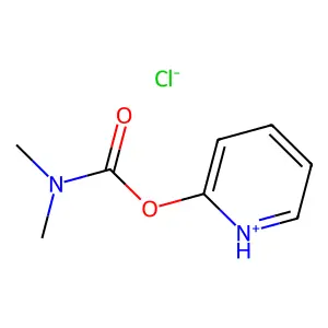 Carbamic acid, dimethyl-, 2-pyridyl ester, hydrochloride structure