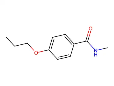 N-methyl-4-propoxybenzamide structure