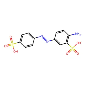 4-Aminoazobenzene-3,4'-disulfonic acid structure