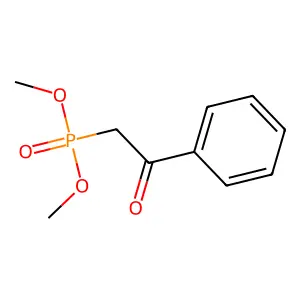 Dimethyl 2-oxo-2-phenylethylphosphonate structure