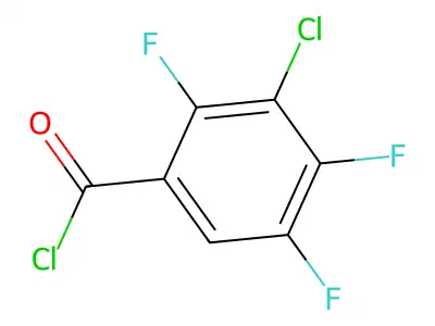 3-Chloro-2,4,5-trifluorobenzoyl chloride structure