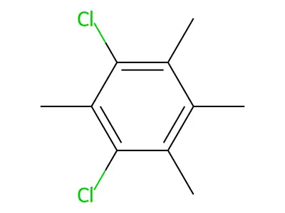 1,3-Dichloro-2,4,5,6-tetramethylbenzene structure