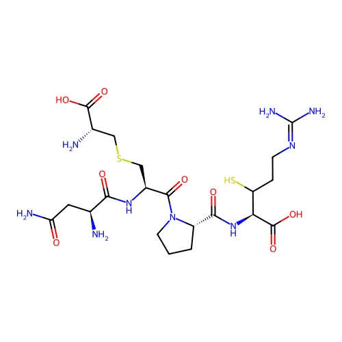 argipressin (5-8), (2-1')-disulfide Cys(6)- structure