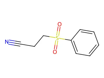 3-(Phenylsulphonyl)propiononitrile structure