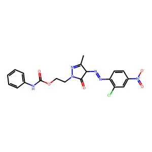 C19H17ClN6O5 structure