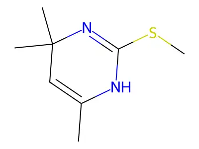 4,6,6-Trimethyl-2-(methylsulfanyl)-1,6-dihydropyrimidine structure