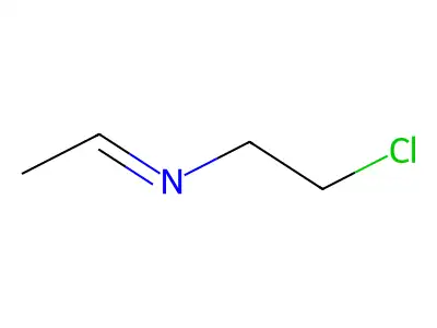 Ethanamine, 2-chloro-N-ethylidene- structure