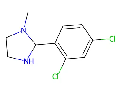 2-(2,4-Dichlorophenyl)-1-methylimidazolidine structure
