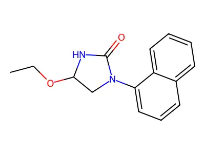 4-Ethoxy-1-(naphthalen-1-yl)-4,5-dihydro-1H-imidazol-2-ol structure