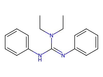 Guanidine, N,N-diethyl-N',N''-diphenyl- structure