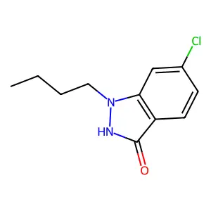 1H-Indazol-3-ol, 1-butyl-6-chloro- structure