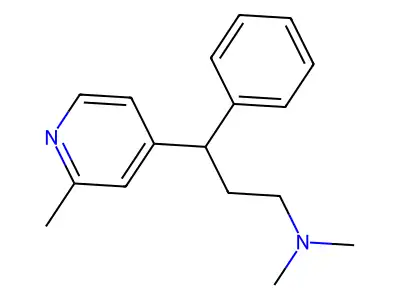 2-Picoline, 4-(alpha-(2-(dimethylamino)ethyl)benzyl)- structure