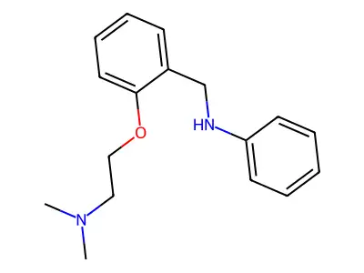 Benzylamine, o-(2-(dimethylamino)ethoxy)-N-phenyl- structure