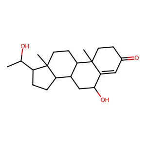 6,20-Dihydroxypregn-4-en-3-one structure