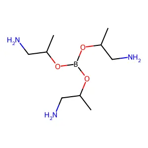 Tris(1-aminopropan-2-yl) borate structure