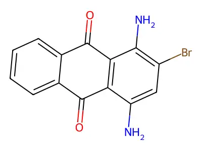 9,10-Anthracenedione, 1,4-diamino-2-bromo- structure