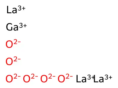 Gallium lantate structure