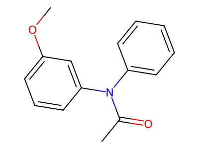 Acetamide, N-(m-methoxyphenyl)-N-phenyl- structure