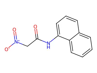 Acetamide, N-(1-naphthyl)-2-nitro- structure