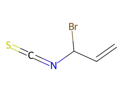 3-Bromo-3-isothiocyanatoprop-1-ene structure
