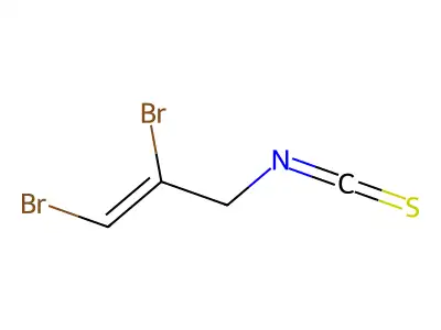 1-Propene,1,2-dibromo-3-isothiocyanato- structure