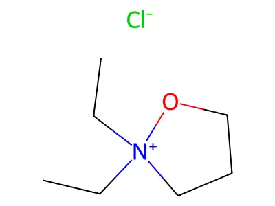 2,2-Diethyl-1,2-oxazolidin-2-ium chloride structure