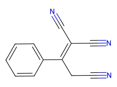 1-Propene-1,1,3-tricarbonitrile, 2-phenyl- structure