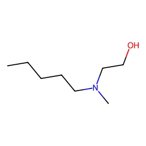 2-[Methyl(pentyl)amino]ethanol structure