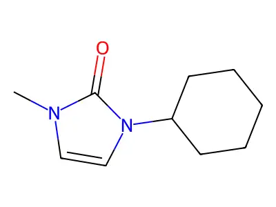 4-Imidazolin-2-one, 1-cyclohexyl-3-methyl- structure