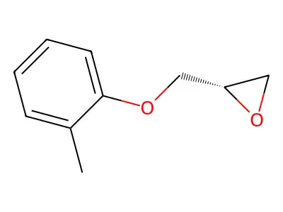 2-((2-Methylphenoxy)methyl)oxirane, (2R)- structure