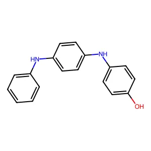 Phenol, 4-((4-(phenylamino)phenyl)amino)- structure