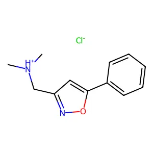 N,N-Dimethyl-1-(5-phenyl-1,2-oxazol-3-yl)methanamine--hydrogen chloride (1/1) structure