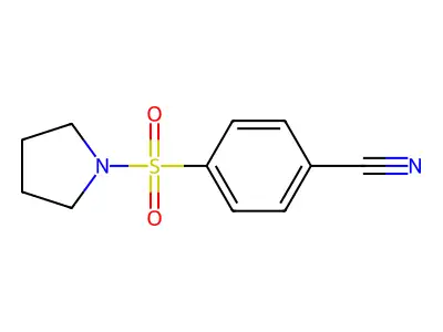 4-(Pyrrolidine-1-sulfonyl)benzonitrile structure
