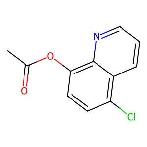 Chloroacetoxyquinoline structure