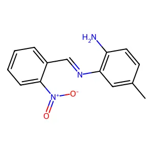 4-Methyl-n2-[(e)-(2-nitrophenyl)methylidene]benzene-1,2-diamine structure