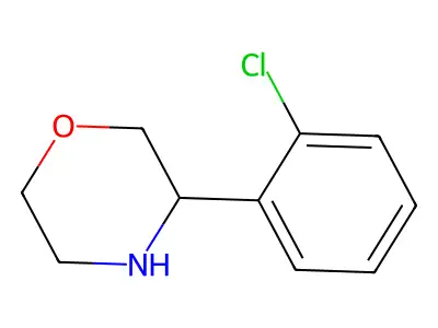 3-(2-Chlorophenyl)morpholine structure