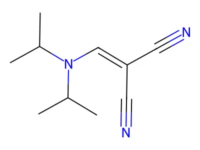 Malononitrile, (N,N-diisopropylaminomethylene)- structure