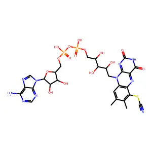 6-thiocyanato-FAD structure