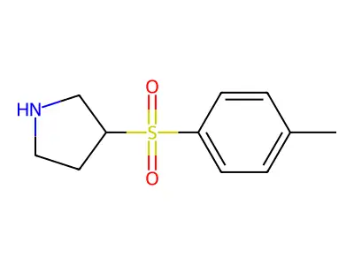 3-(4-Methylbenzenesulfonyl)pyrrolidine structure