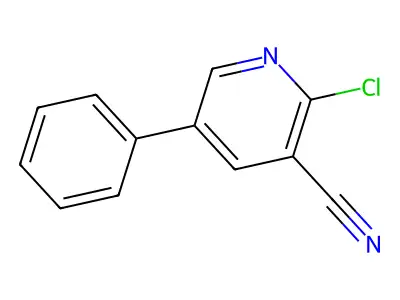 2-Chloro-5-phenylnicotinonitrile structure